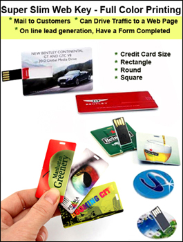 Super Slim Credit Card Web Key
